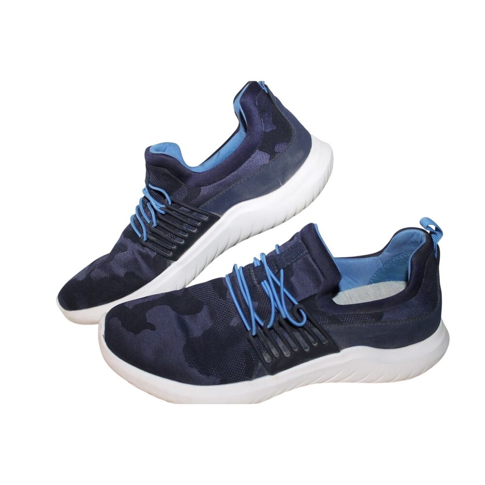 Clarks Cloudsteppers Nova Ave Sneakers, #61353327, Navy/Blue Camo, Womens US 8
